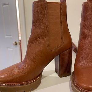 Tory Burch booties, worn once